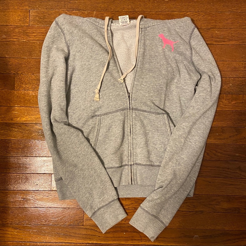 “PINK” Victoria secret zip up hoodie